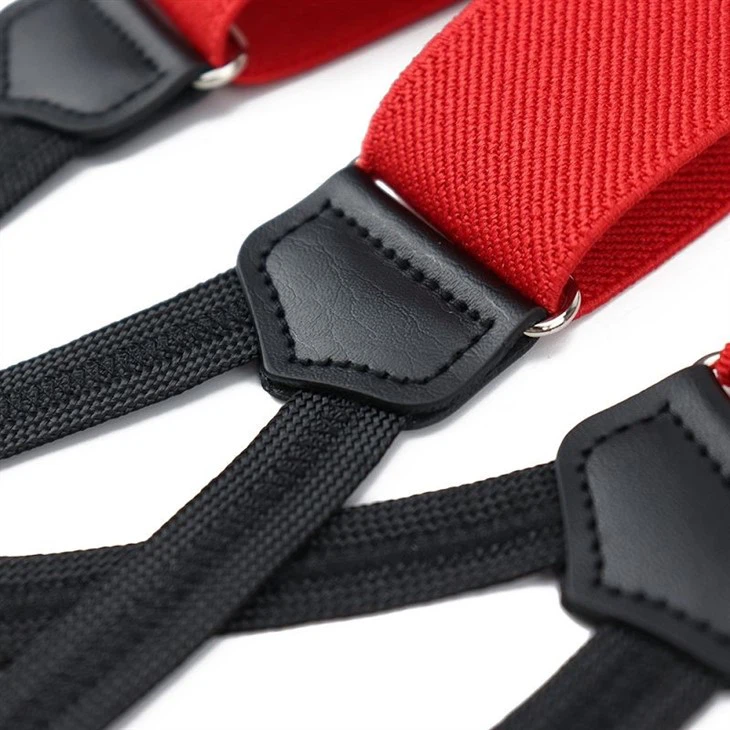2 Men'S Button Suspenders(001)